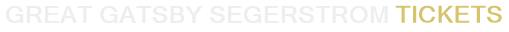 Great Gatsby Segerstrom Tickets